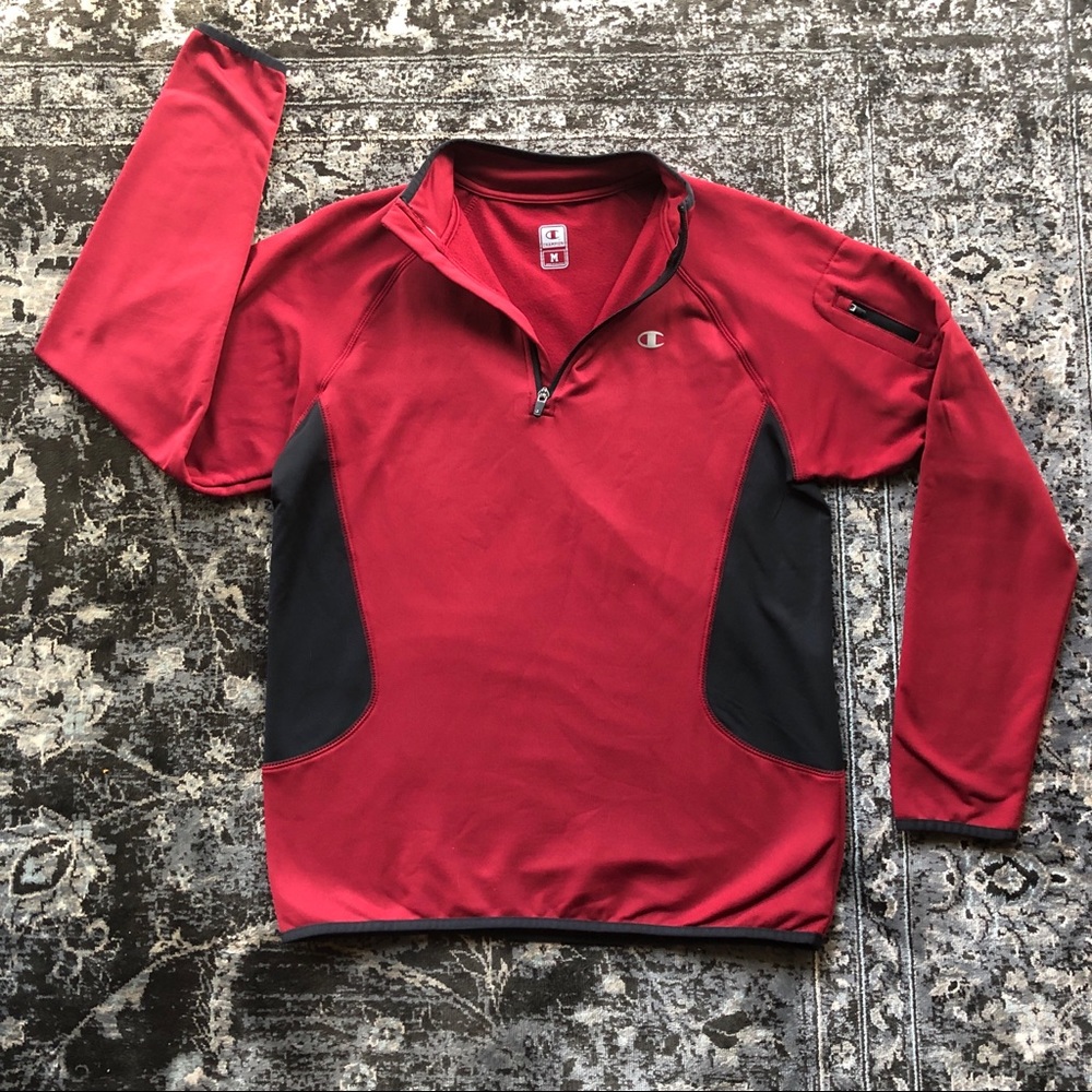 Champion | Quarter-Zip Sweater | Size Medium